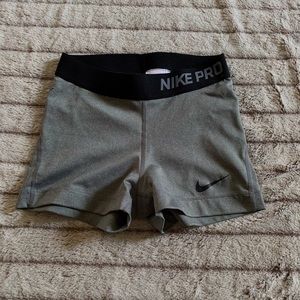 grey nike spandex